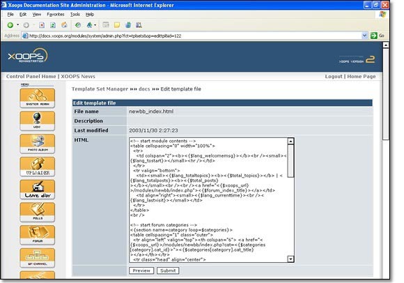 It's very easy to define the position of every block available in the system.